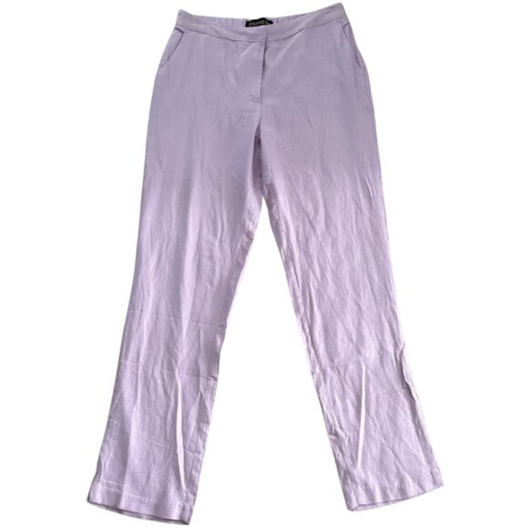 Express Pants - Express Linen-Blend Ankle Pant Purple Size 8 NEW